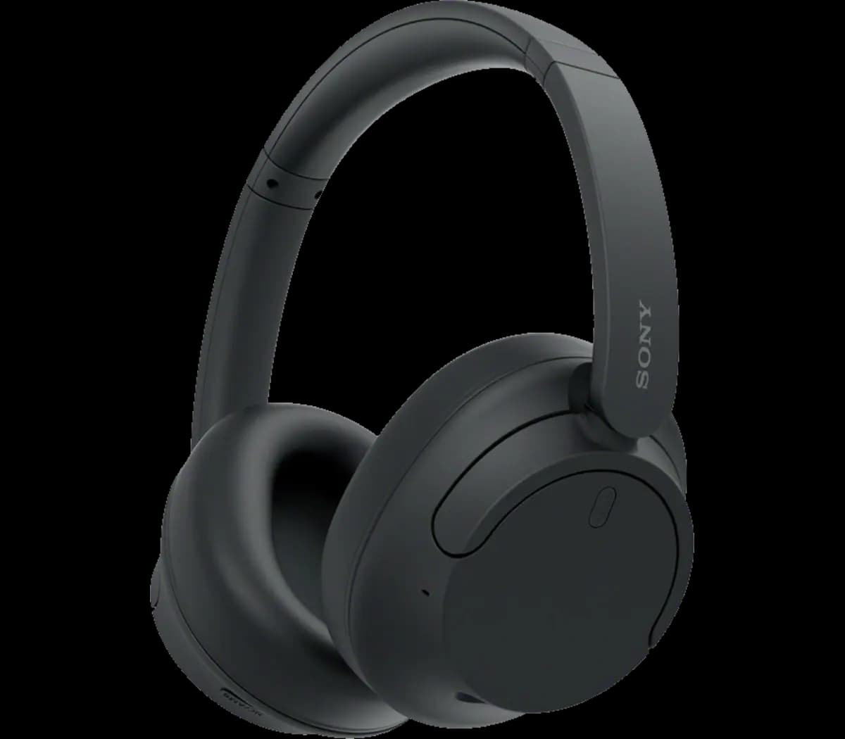 Sony WH-CH720N wireless noise-canceling headphones in black.