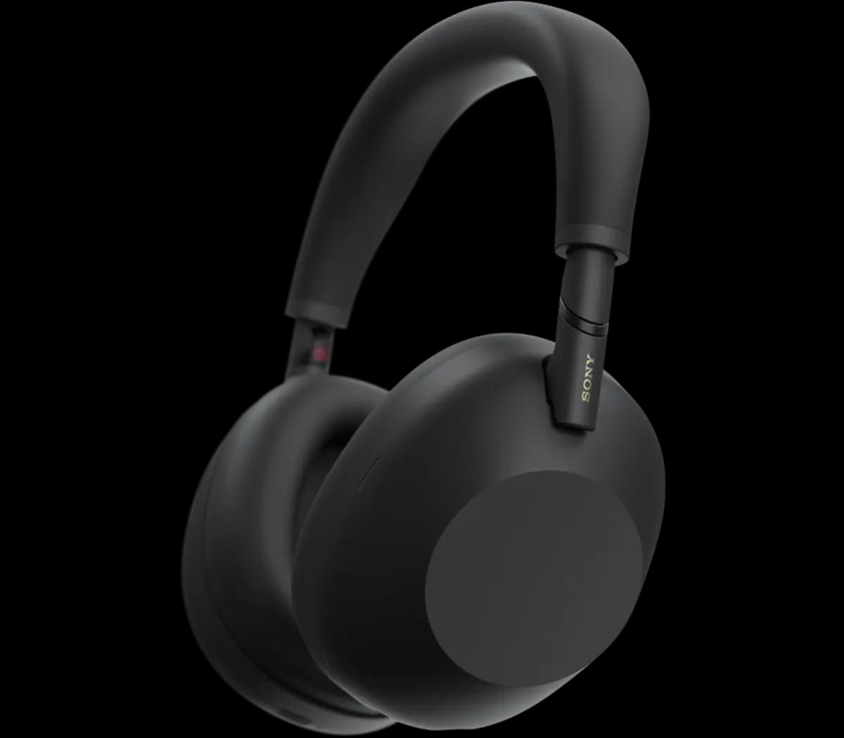 Sony WH-1000XM6 wireless noise-canceling headphones in black.